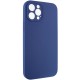 Чохол Silicone Case Full Camera Protective (AA) NO LOGO для Apple iPhone 12 Pro (6.1") Синій / Deep navy