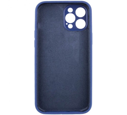 Чохол Silicone Case Full Camera Protective (AA) NO LOGO для Apple iPhone 12 Pro (6.1") Синій / Deep navy Чохол Silicone Case Full Camera Protective (AA) NO LOGO для Apple iPhone 12 Pro (6.1") Синій / Deep navy