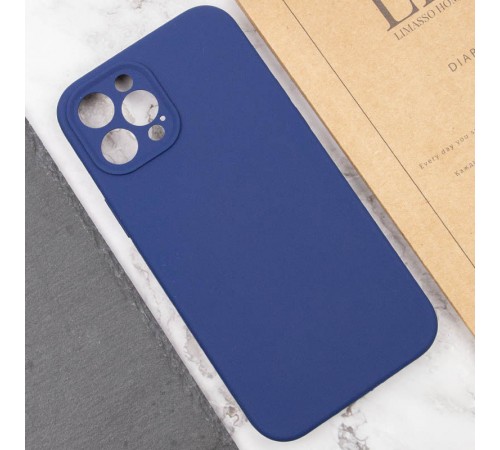 Чохол Silicone Case Full Camera Protective (AA) NO LOGO для Apple iPhone 12 Pro (6.1") Синій / Deep navy Чохол Silicone Case Full Camera Protective (AA) NO LOGO для Apple iPhone 12 Pro (6.1") Синій / Deep navy