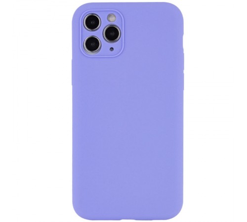 Чохол Silicone Case Full Camera Protective (AA) NO LOGO для Apple iPhone 12 Pro (6.1") Бузковий / Dasheen Чохол Silicone Case Full Camera Protective (AA) NO LOGO для Apple iPhone 12 Pro (6.1") Бузковий / Dasheen