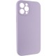 Чохол Silicone Case Full Camera Protective (AA) NO LOGO для Apple iPhone 12 Pro (6.1") Бузковий / Lilac