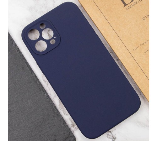 Чохол Silicone Case Full Camera Protective (AA) NO LOGO для Apple iPhone 12 Pro (6.1") Темно-синій / Midnight blue Чохол Silicone Case Full Camera Protective (AA) NO LOGO для Apple iPhone 12 Pro (6.1") Темно-синій / Midnight blue