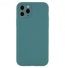Чохол Silicone Case Full Camera Protective (AA) NO LOGO для Apple iPhone 12 Pro (6.1") Зелений / Pine green