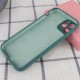 Чохол Silicone Case Full Camera Protective (AA) NO LOGO для Apple iPhone 12 Pro (6.1") Зелений / Pine green