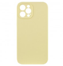 Чохол Silicone Case Full Camera Protective (AA) NO LOGO для Apple iPhone 12 Pro (6.1") Жовтий / Mellow Yellow