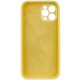 Чохол Silicone Case Full Camera Protective (AA) NO LOGO для Apple iPhone 12 Pro (6.1") Жовтий / Mellow Yellow