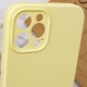 Чохол Silicone Case Full Camera Protective (AA) NO LOGO для Apple iPhone 12 Pro (6.1") Жовтий / Mellow Yellow
