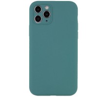 Чохол Silicone Case Full Camera Protective (AA) NO LOGO для Apple iPhone 12 Pro Max (6.7") Зелений / Pine green