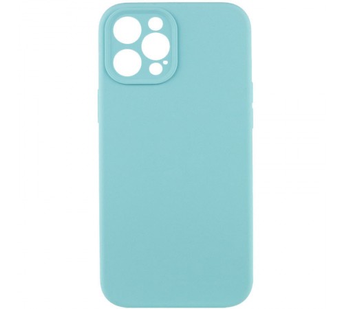 Чохол Silicone Case Full Camera Protective (AA) NO LOGO для Apple iPhone 12 Pro Max (6.7") Бірюзовий / Marine Green Чохол Silicone Case Full Camera Protective (AA) NO LOGO для Apple iPhone 12 Pro Max (6.7") Бірюзовий / Marine Green