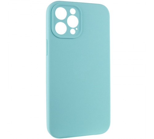 Чохол Silicone Case Full Camera Protective (AA) NO LOGO для Apple iPhone 12 Pro Max (6.7") Бірюзовий / Marine Green Чохол Silicone Case Full Camera Protective (AA) NO LOGO для Apple iPhone 12 Pro Max (6.7") Бірюзовий / Marine Green