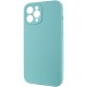 Чохол Silicone Case Full Camera Protective (AA) NO LOGO для Apple iPhone 12 Pro Max (6.7") Бірюзовий / Marine Green