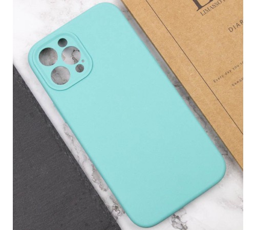 Чохол Silicone Case Full Camera Protective (AA) NO LOGO для Apple iPhone 12 Pro Max (6.7") Бірюзовий / Marine Green Чохол Silicone Case Full Camera Protective (AA) NO LOGO для Apple iPhone 12 Pro Max (6.7") Бірюзовий / Marine Green