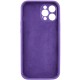 Чохол Silicone Case Full Camera Protective (AA) NO LOGO для Apple iPhone 12 Pro Max (6.7") Фіолетовий / Amethyst