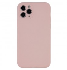 Чохол Silicone Case Full Camera Protective (AA) NO LOGO для Apple iPhone 12 Pro Max (6.7") Рожевий / Pink Sand
