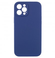 Чохол Silicone Case Full Camera Protective (AA) NO LOGO для Apple iPhone 12 Pro Max (6.7") Синій / Deep navy
