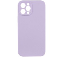 Чохол Silicone Case Full Camera Protective (AA) NO LOGO для Apple iPhone 12 Pro Max (6.7") Бузковий / Lilac