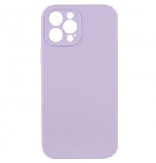Чохол Silicone Case Full Camera Protective (AA) NO LOGO для Apple iPhone 12 Pro Max (6.7") Бузковий / Lilac