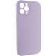 Чохол Silicone Case Full Camera Protective (AA) NO LOGO для Apple iPhone 12 Pro Max (6.7") Бузковий / Lilac