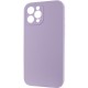 Чохол Silicone Case Full Camera Protective (AA) NO LOGO для Apple iPhone 12 Pro Max (6.7") Бузковий / Lilac