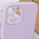 Чохол Silicone Case Full Camera Protective (AA) NO LOGO для Apple iPhone 12 Pro Max (6.7") Бузковий / Lilac