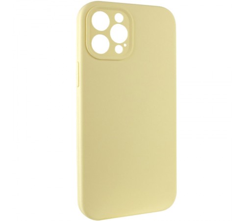 Чохол Silicone Case Full Camera Protective (AA) NO LOGO для Apple iPhone 12 Pro Max (6.7") Жовтий / Mellow Yellow Чохол Silicone Case Full Camera Protective (AA) NO LOGO для Apple iPhone 12 Pro Max (6.7") Жовтий / Mellow Yellow