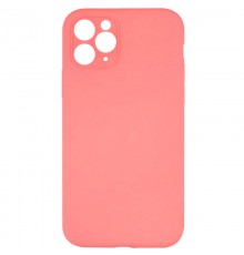 Чохол Silk Full Camera Protective (AA) NO LOGO для Apple iPhone 12 Pro Max (6.7") Коралловый / Pink Orange