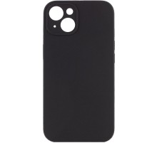 Чохол Silicone Case Full Camera Protective (AA) NO LOGO для Apple iPhone 13 (6.1") Чорний / Black