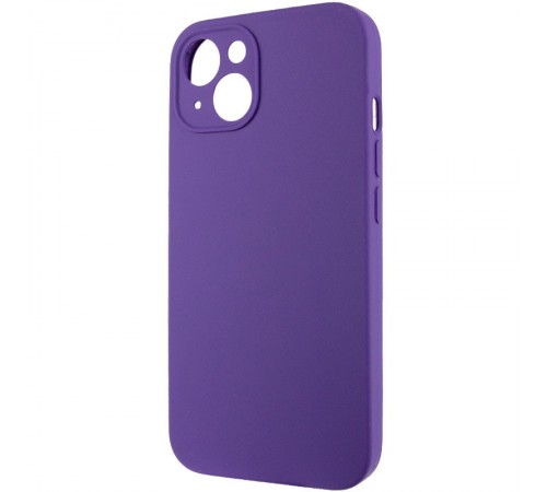 Чохол Silicone Case Full Camera Protective (AA) NO LOGO для Apple iPhone 13 (6.1") Фіолетовий / Amethyst