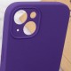 Чохол Silicone Case Full Camera Protective (AA) NO LOGO для Apple iPhone 13 (6.1") Фіолетовий / Amethyst