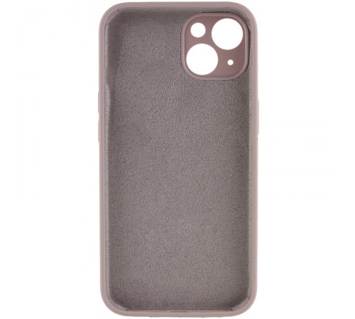 Чохол Silicone Case Full Camera Protective (AA) NO LOGO для Apple iPhone 13 (6.1") Сірий / Lavender