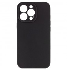Чохол Silicone Case Full Camera Protective (AA) NO LOGO для Apple iPhone 13 Pro (6.1") Чорний / Black