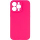 Чохол Silicone Case Full Camera Protective (AA) NO LOGO для Apple iPhone 13 Pro (6.1") Рожевий / Barbie pink