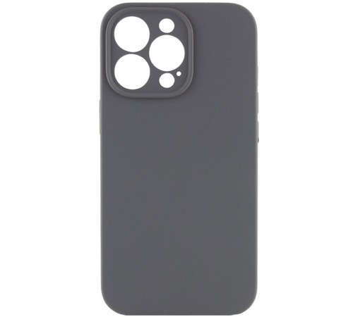 Чохол Silicone Case Full Camera Protective (AA) NO LOGO для Apple iPhone 13 Pro (6.1") Сірий / Dark Gray