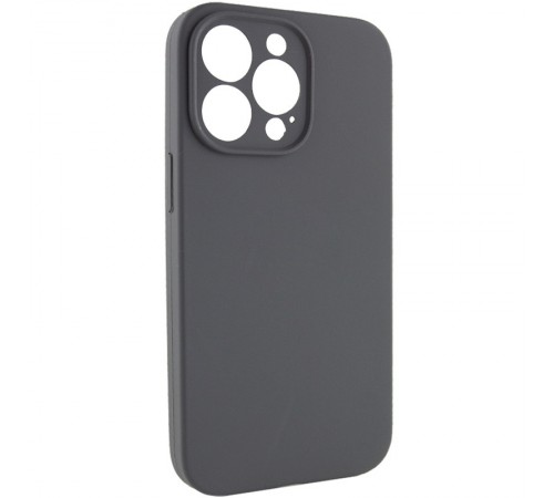 Чохол Silicone Case Full Camera Protective (AA) NO LOGO для Apple iPhone 13 Pro (6.1") Сірий / Dark Gray