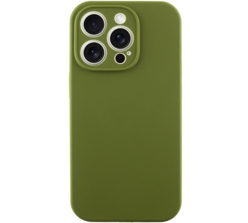 Чохол Silicone Case Full Camera Protective (AA) NO LOGO для Apple iPhone 13 Pro (6.1") Зелений / Dark Olive Чохол Silicone Case Full Camera Protective (AA) NO LOGO для Apple iPhone 13 Pro (6.1") Зелений / Dark Olive