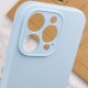 Чохол Silicone Case Full Camera Protective (AA) NO LOGO для Apple iPhone 13 Pro Max (6.7") Блакитний / Sweet Blue