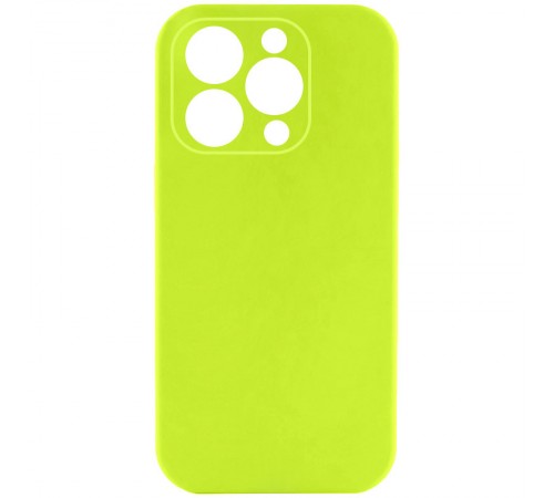 Чохол Silicone Case Full Camera Protective (AA) NO LOGO для Apple iPhone 13 Pro Max (6.7") Кислотно-зелений / Acid Green Чохол Silicone Case Full Camera Protective (AA) NO LOGO для Apple iPhone 13 Pro Max (6.7") Кислотно-зелений / Acid Green