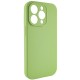 Чохол Silicone Case Full Camera Protective (AA) NO LOGO для Apple iPhone 13 Pro Max (6.7") М'ятний / Mint