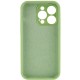 Чохол Silicone Case Full Camera Protective (AA) NO LOGO для Apple iPhone 13 Pro Max (6.7") М'ятний / Mint