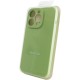 Чохол Silicone Case Full Camera Protective (AA) NO LOGO для Apple iPhone 13 Pro Max (6.7") М'ятний / Mint
