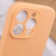 Чохол Silicone Case Full Camera Protective (AA) NO LOGO для Apple iPhone 13 Pro Max (6.7") Помаранчевий / Cantaloupe