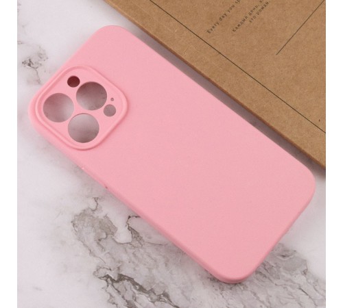 Чохол Silicone Case Full Camera Protective (AA) NO LOGO для Apple iPhone 13 Pro Max (6.7") Рожевий / Light pink Чохол Silicone Case Full Camera Protective (AA) NO LOGO для Apple iPhone 13 Pro Max (6.7") Рожевий / Light pink