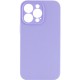 Чохол Silicone Case Full Camera Protective (AA) NO LOGO для Apple iPhone 13 Pro Max (6.7") Бузковий / Dasheen