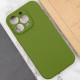 Чохол Silicone Case Full Camera Protective (AA) NO LOGO для Apple iPhone 13 Pro Max (6.7") Зелений / Dark Olive