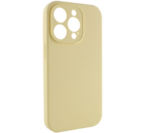 Чохол Silicone Case Full Camera Protective (AA) NO LOGO для Apple iPhone 13 Pro Max (6.7") Жовтий / Mellow Yellow Чохол Silicone Case Full Camera Protective (AA) NO LOGO для Apple iPhone 13 Pro Max (6.7") Жовтий / Mellow Yellow