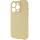 Чохол Silicone Case Full Camera Protective (AA) NO LOGO для Apple iPhone 13 Pro Max (6.7") Жовтий / Mellow Yellow