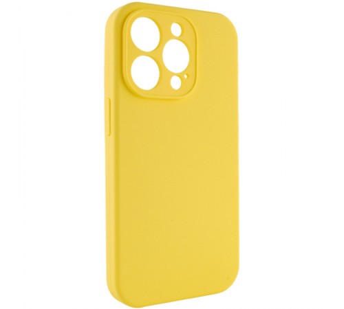 Чохол Silicone Case Full Camera Protective (AA) NO LOGO для Apple iPhone 13 Pro Max (6.7") Жовтий / Yellow Чохол Silicone Case Full Camera Protective (AA) NO LOGO для Apple iPhone 13 Pro Max (6.7") Жовтий / Yellow