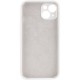 Чохол Silicone Case Full Camera Protective (AA) NO LOGO для Apple iPhone 14 (6.1") Білий / White