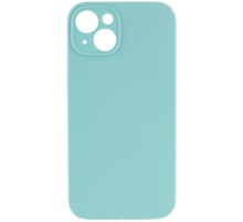 Чохол Silicone Case Full Camera Protective (AA) NO LOGO для Apple iPhone 14 (6.1") Бірюзовий / Marine Green