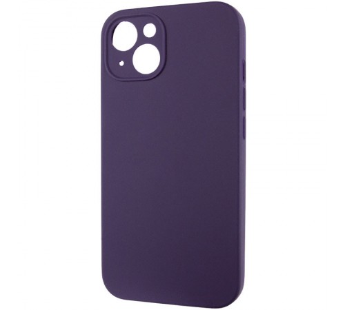 Чохол Silicone Case Full Camera Protective (AA) NO LOGO для Apple iPhone 14 (6.1") Фіолетовий / Elderberry